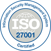 ISO 27001 Information Security Management System — Certified rozeti